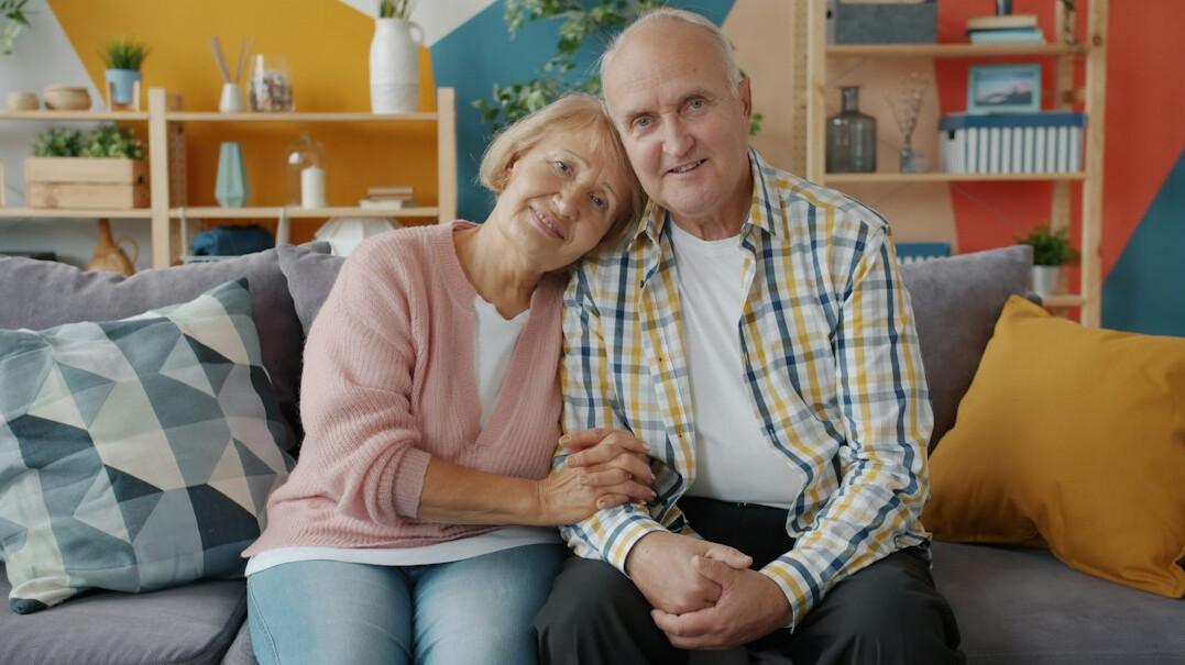 happy retired couple